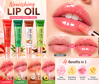 Huile nourrissante pour les lèvres au miel biologique et à la vitamine C, parfum noix de coco, fraise et miel, effet repulpant, marque privée