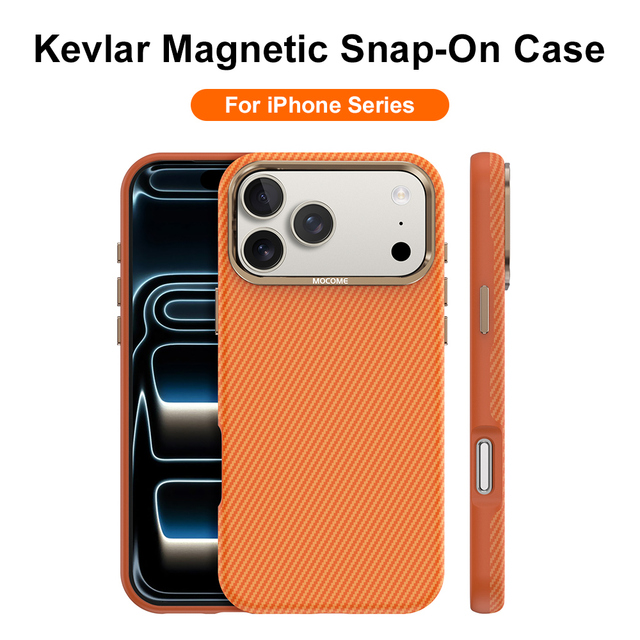 New Wholesale High Quality Carbon Fiber Magnetic Phone Case for / 17/16/15/14/13/12-Shockproof & 360 Protection