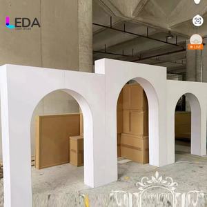 LEDA blanco boda suministros telón de fondo pulgadas boda decoración con iluminación LED para eventos de boda - Product Image 5