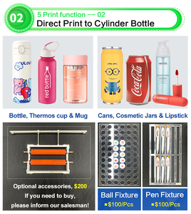 Grande vente : imprimante à plat UV LED 6090, imprimante UV DTF pour souvenirs et articles promotionnels, imprimante UV A1 A3 pour bouteilles, coques de téléphone - Product Image 3