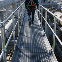 Plaques de plateforme industrielles en acier au carbone galvanisé à chaud, résistantes aux charges, 32x5, pour revêtement de sol et de toiture, résistantes à l'eau