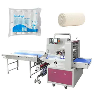 Offres Spéciales emballage gaze bandage tissu rouleau simple rouleau papier toilette sac en plastique oreiller Machine à emballer