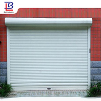 Porte de garage enroulable automatique/électrique/manuelle en aluminium pour usage industriel