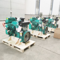 Moteur diesel marin Cummins 6BTA5.9 GM100 à démarrage électrique, refroidi par eau, 4 temps, 5,9 L, 100 kW, pour bateau de pêche, générateur marin