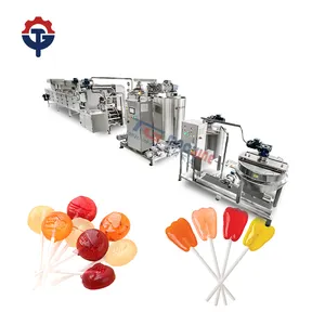 Produksi berkecepatan tinggi untuk pesanan jumlah besar mesin pembuat permen lollipop harga