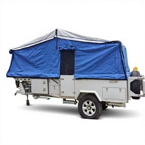Toile en coton-polyester, vente directe d'usine, tente de caravane de voyage portable personnalisable, <span class=keywords><strong>camping</strong></span> en plein air, véhicule - Product Image 6