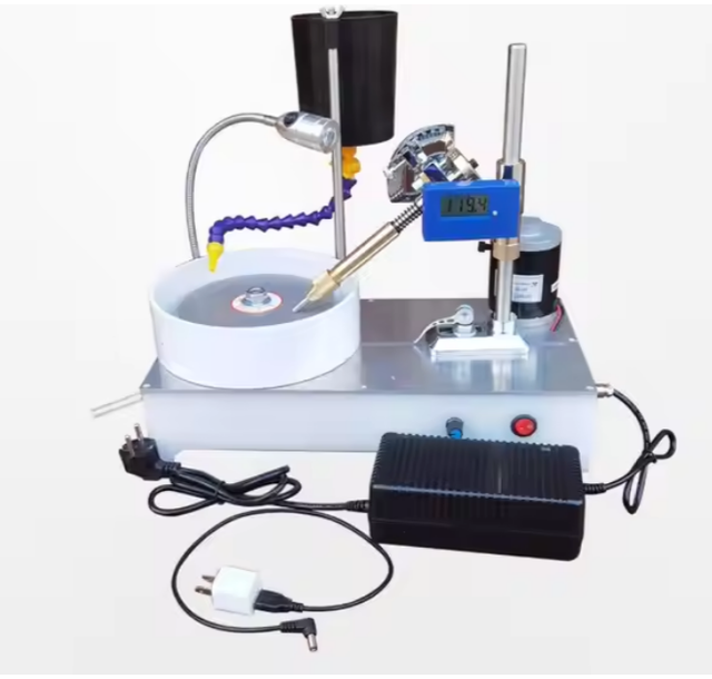 Digital Faceting Handle Stainless Steel Jewelry Making Machine for Gem Cutting