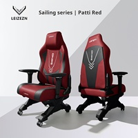 Chaise de jeu ergonomique pour e-sport avec accoudoirs réglables, dossier haut inclinable et soutien lombaire pour de longues heures de jeu sur PC