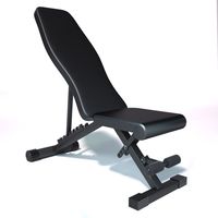 Banc de musculation inclinable et pliable réglable pour haltères, chaise de fitness pour la musculation à domicile, équipement d'entraînement complet du corps