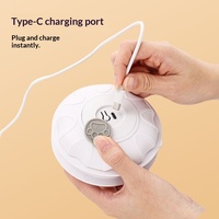 Jouet pour chat électrique automatique intelligent et rotatif, en plastique, avec fonction sonore, pour l'auto-entretenement des chiens et des chats, pour le jeu transfrontalier des animaux de compagnie