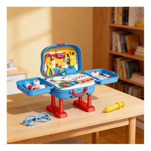 TOYSRUNNER Trousse de Docteur pour Enfants en PVC, Jouets d'Imitation d'Outils Médicaux, Jeu de Rôle Hospitalier, Jouets Éducatifs pour Enfants - Product Image 6