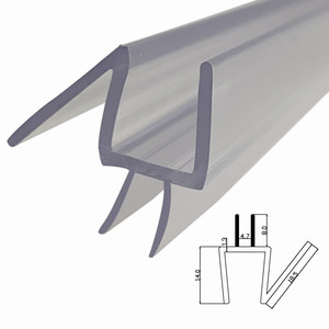 Siêu rõ ràng thay thế con dấu vòi hoa sen cửa con dấu dải không khung ngưỡng tắm không thấm nước cửa kính dưới con dấu dải - Product Image 4