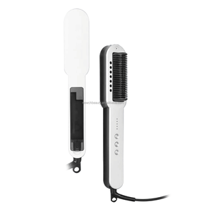 <span class=keywords><strong>Brosse</strong></span> <span class=keywords><strong>Lissante</strong></span> Multi-Vapeur <span class=keywords><strong>Électrique</strong></span> Professionnelle, Outil de Coiffage Lissant <span class=keywords><strong>à</strong></span> Vapeur Nanonique, Peigne Chauffant - Product Image 6