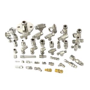 <span class=keywords><strong>ASTM</strong></span> 1387 Swagelok Parker tipi 316 paslanmaz çelik birliği çift yüksük sıkıştırma parçaları - Product Image 1