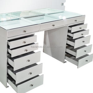 Mesa de Salón con Cajón Estación de Espejo para Peluquería Muebles de Peluquería Estación con Espejo - Product Image 3