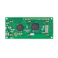 Panel LCD Karakter 16 Pin 8 Bit Paralel 16*2 Layar LCD Monokrom Kuning-Hijau