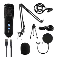 Microphone professionnel d'enregistrement bm 800, Kit de Microphone pour enregistrement, streaming, chant, en direct