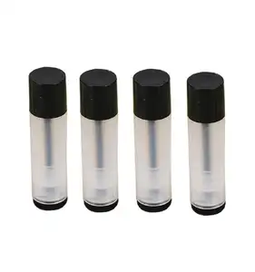In Stock Wholesale Low Moq 5ml Empty Lip Gloss Containers Cute Round Lipgloss Tubes with Frosted