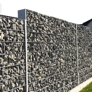 Murs de soutènement en gabions soudés <span class=keywords><strong>200x100x50</strong></span>, panier en treillis galvanisé 2x1x0.5m, cage en fil de fer pour pierres, clôture de jardin - Product Image 1
