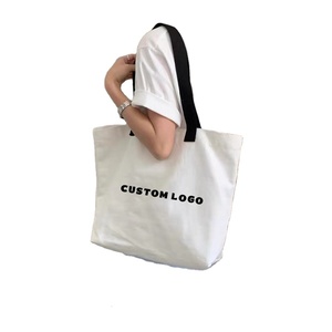 Sac de voyage écologique pour femmes Xuerry de haute qualité, en coton recyclé, personnalisable, sac fourre-tout en toile avec logo imprimé sur mesure - Product Image 1