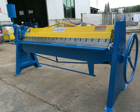 Plieuse manuelle de tôles WS1.5*2000B, plieuse à main 2mmx1300mm pour boîtes de conduits d'air CVC, machine à cintrer les panneaux