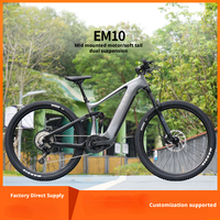 Bicicleta Eléctrica Elektro Bafang M510 con Motor Central de 130 Nm, Ligera, de 29 Pulgadas, con Suspensión Completa, Batería de Litio Deportiva para Adultos