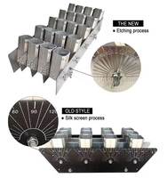 2 pouces 18 coups (3*6 coups) Feux d'artifice Single Shot Angle réglable Racks en aluminium Feux d'artifice Affichage Mortiers Racks