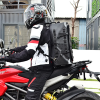Haute qualité 40 litres étanche Durable moto côté sacoche arrière selle polochon queue sac pour cyclisme équitation sacs boîtes