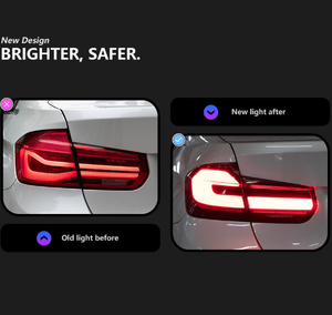 AURON para Serie 3 G30 G38 2013-2018, Luces Traseras LED de Alta Calidad con Lente Transparente de 6000K y 6000 Lúmenes, Luces de Actualización Retrofit - Product Image 2
