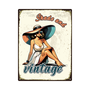 <span class=keywords><strong>Affiche</strong></span> Métallique Vintage 30*40 cm, Plaque Décorative en Métal Imprimée UV pour Décoration Murale - Product Image 6