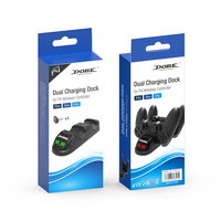 Station d'accueil de charge de contrôleur PS4 rapide support de chargeur double avec écran d'affichage d'état LED pour Play Station 4/PS4 Slim/PS4 Pro
