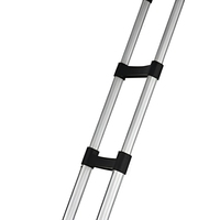 Chariot à main pliable en aluminium Uni-Silent, silencieux, pour monter les escaliers, chariot de courses FHT75-6S