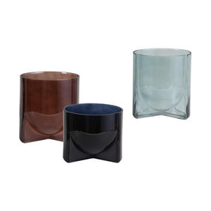 Juego de 2 piezas, Mini jarrón, terrario, maceta hidropónica, jarrón de cristal, flores de boda, candelabros, decoración, jarrón de brotes de cultivo de vidrio de <span class=keywords><strong>aguacate</strong></span> - Product Image 1