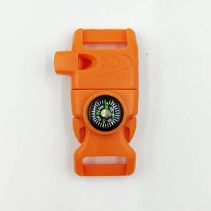 חירום רב תכליתיים אש אש flint מתנע עם מצפן פלסטיק משרוקית חירום - Product Image 2