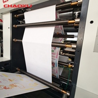 Mesin Cetak Flexografi Kecepatan Tinggi Baru 150m/Menit 4 Warna untuk Pencetakan Kertas
