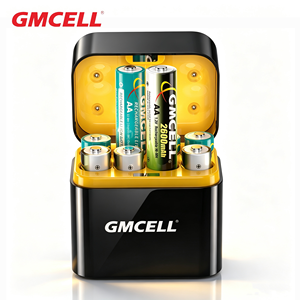 Piles rechargeables GMCELL <span class=keywords><strong>AA</strong></span> AAA NiMH 1.2V 2600mAh <span class=keywords><strong>AA</strong></span> 1800mAh AAA avec chargeur de batterie intelligent à 8 emplacements - Product Image 3