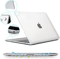 Étui en cristal pour MacBook Air 13 pouces M1 2021-2018 (modèles A2337, A2179, A1932) – Coque rigide transparente en plastique pour Air 13,3 pouces