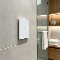Interrupteur intelligent électrique WiFi Android Tuya WHX01 1 Gang 1000W Max, commande vocale Alexa Google Home, aucun condensateur requis