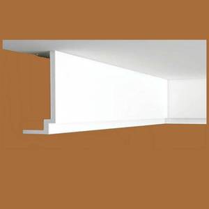 Listplank Dinding Plafon Gaya Prancis Poliuretan Pu Led Tahan Air Tahan Api Dekorasi Interior Rumah Villa Hotel - Product Image 1