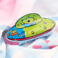 Pince à cheveux en acrylique Alien Spaceship, pince requin premium pour chignon arrière de la tête pour femmes, accessoires de mode en gros sur le thème de l'espace