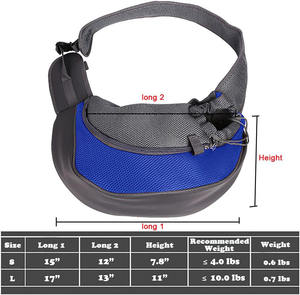 Free sample TopOne Custom <b>Pet</b> Dog Sling <b>Carrier</b> Breathable Mesh Travel Safe Sling Bag <b>Carrier</b> For Dogs Cats - Product Image 2