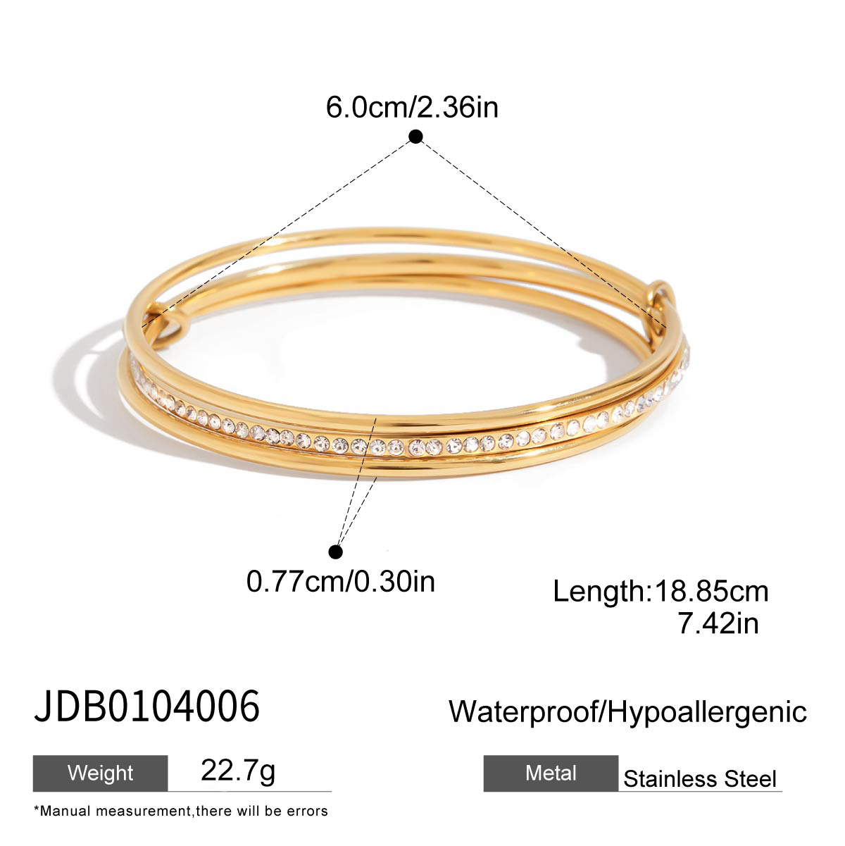 Oro de 18k JDB0104006