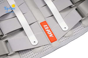 Top One Ceinture de soutien de taille médicale réglable Type corset Ceinture de soutien de taille lombaire pour le soulagement de la douleur et la protection du bas du dos - Product Image 3