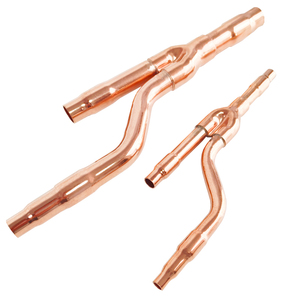 VRF Y Branche Tuyaux Réfrigérant Cuivre Tuyauterie HVAC Refnet Joint <span class=keywords><strong>FQ01</strong></span> pour Climatiseur Manuel Haute Qualité Forgé - Product Image 1