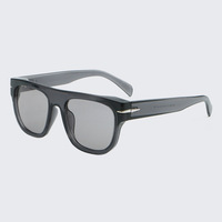 Nouvelles lunettes de soleil polarisées haut de gamme de style punk pour femmes, protection UV, même style que David Beckham