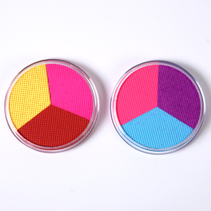 NUKOLO NK3002 Kit de Maquillage Professionnel pour Fêtes <span class=keywords><strong>Peinture</strong></span> <span class=keywords><strong>Gouache</strong></span> Activée par <span class=keywords><strong>l</strong></span>'<span class=keywords><strong>Eau</strong></span> pour le Visage et le Corps Palette de Couleurs Arc-en-ciel Split Cake Liner - Product Image 5