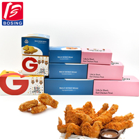 Boîte à emporter pour Restaurant de restauration rapide, poulet frit rose FC0 FC1 FC3 FC4 boîte d'emballage