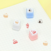 Tampon encreur personnalisé pour journal et scrapbook, avec logo sur mesure, pré-encré, en caoutchouc, mini, petit tampon