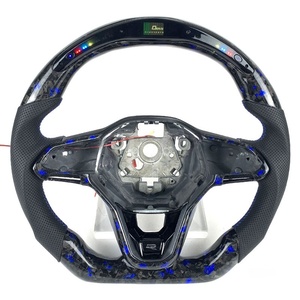 Volante de Fibra de Carbono Forjado LED a <span class=keywords><strong>Precio</strong></span> de Fábrica para Volkswagen MK8 Golf <span class=keywords><strong>Gti</strong></span> CC Passat Teramont <span class=keywords><strong>2020</strong></span>-2024 - Product Image 3