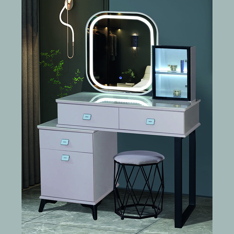 Home Bedroom Furniture Simple Dresser with Mirror Cheap Makeup Vanity for  Girls Vintage Dressing Table with Led Light for Sale| Alibaba.com